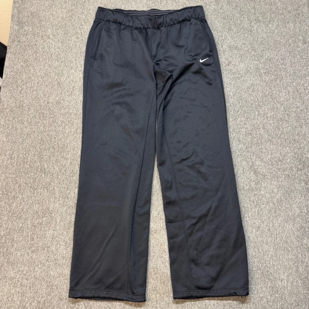 Nike Mens Therma-FIT Fleece Training Pants Black 684987-010 Medium